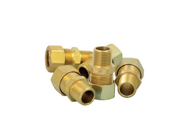 EVERFLOW C68R-7812-NL 7/8' O. D. COMP x 1/2' MIP Reducing Adapter Pipe Fitting,