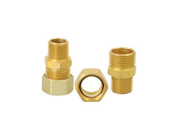 EVERFLOW C68R-7812-NL 7/8' O. D. COMP x 1/2' MIP Reducing Adapter Pipe Fitting,