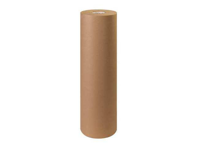 PARTNERS BRAND KP3050 Kraft Paper Roll, 50 lb, 30' x 720', Kraft, 1 Roll