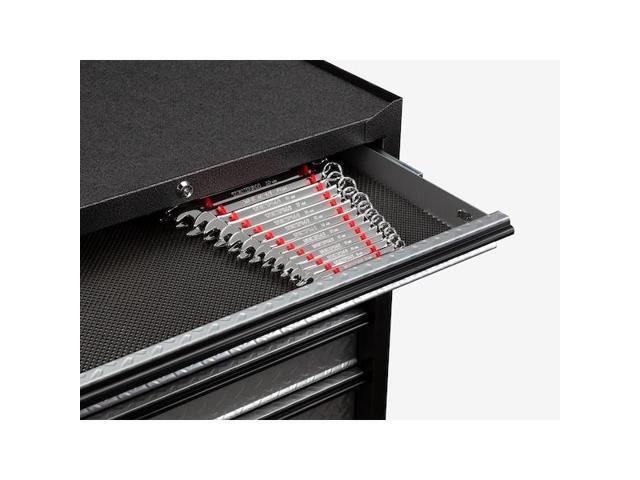 TEKTON ORG29215 15-Tool Combination Wrench Organizer Rack, Red