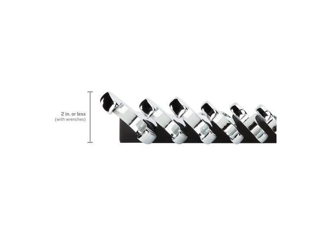 TEKTON ORG29115 15-Tool Combination Wrench Organizer Rack, Black