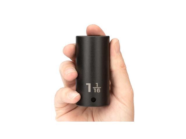 TEKTON SID23027 1/2 Inch Drive x 1-1/16 Inch Deep 6-Point Impact Socket