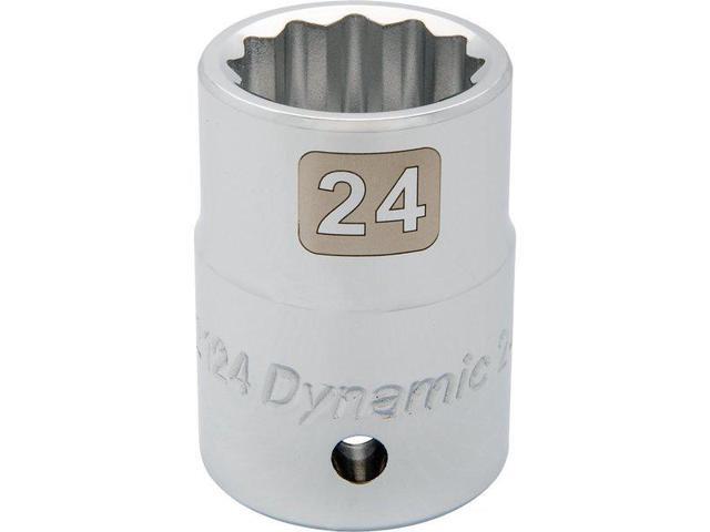 DYNAMIC D022124 3/4' Drive, 24mm Metric Socket, 12 Points