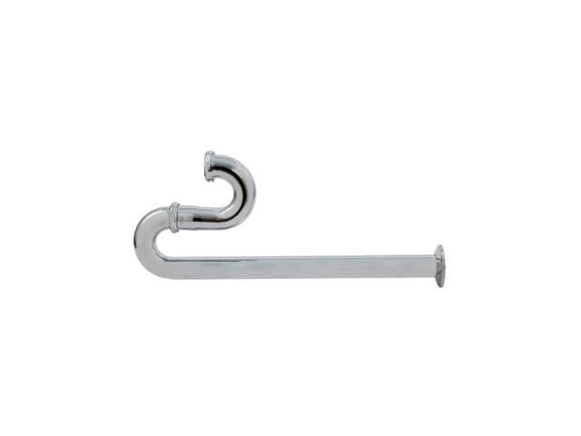 EVERFLOW 12914 S-Trap with Flange for Tubular Drain Applications, 20GA Chrome