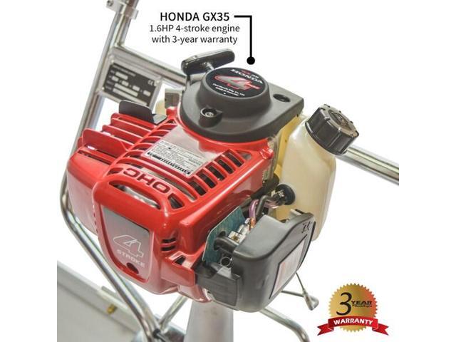 TOMAHAWK POWER TVSA-H + TSB4-P Honda Concrete Power Screed 1.8 HP, 4ft