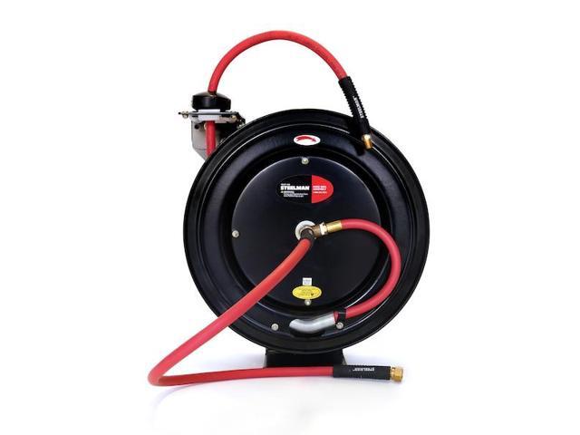 STEELMAN 98457-IND Steelman 3/8' x 35 ft. Air Hose Reel, Max 300 psi, w/Hose