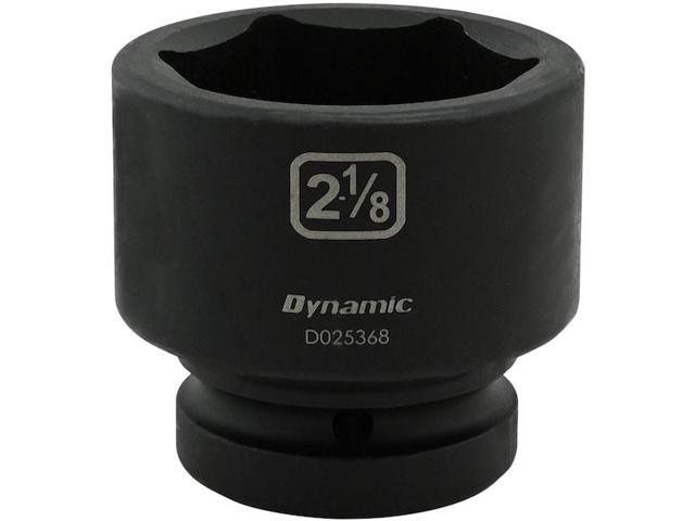 DYNAMIC D025368 1' Drive Standard Socket, Black Phosphate, Tools 2-1/8' X 1'