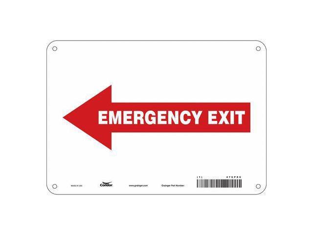 Photos - Chandelier / Lamp CONDOR 467P86 Safety Sign, 7 in x 10 in, Aluminum 
