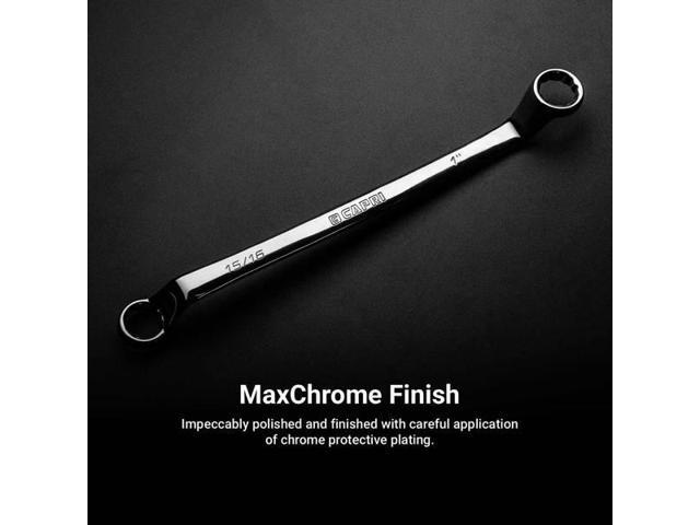 CAPRI TOOLS CP11950-7ST 75-Degree Deep Offset Double Box End Wrench Set, 1/4 to