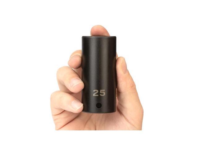 TEKTON SID23125 1/2 Inch Drive x 25 mm Deep 6-Point Impact Socket