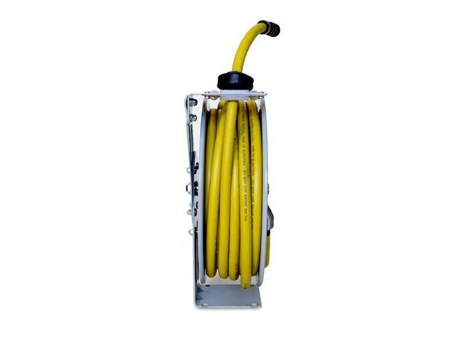 STEELMAN 96840-IND Enclosed Spring Garden Center Water / Pneumatic Hose Reel