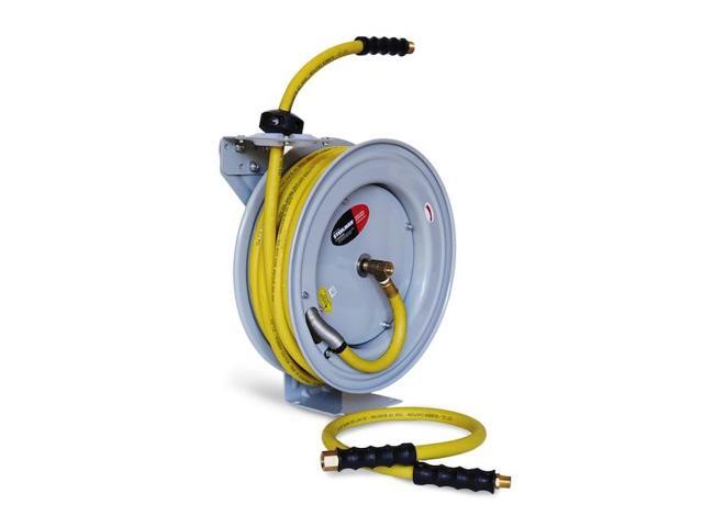 STEELMAN 96840-IND Enclosed Spring Garden Center Water / Pneumatic Hose Reel