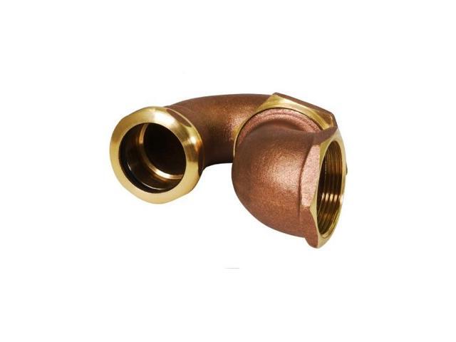 EVERFLOW 21315 IPSx1-1/2' LA Pattern Trap for Tubular Drain Applications, Brass