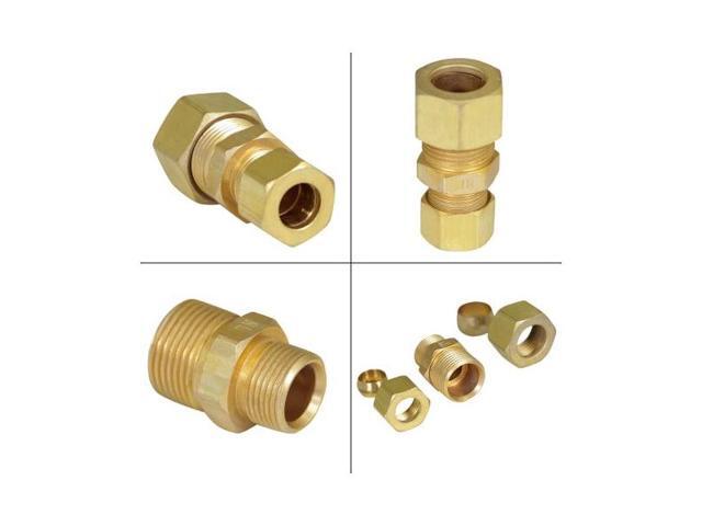 EVERFLOW C62R-5838-NL 5/8' x 3/8' O. D. COMP Reducing Union Pipe Fitting; Lead