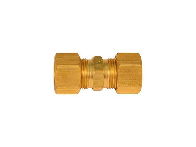 EVERFLOW C62-58-NL 5/8' O. D. COMP Union Pipe Fitting; Lead Free Brass