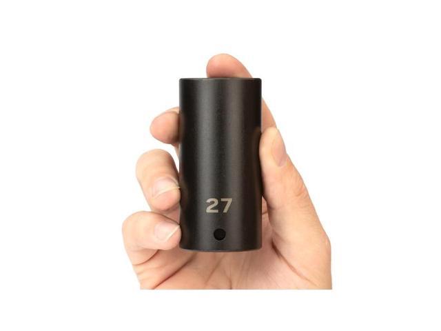 TEKTON SID23127 1/2 Inch Drive x 27 mm Deep 6-Point Impact Socket