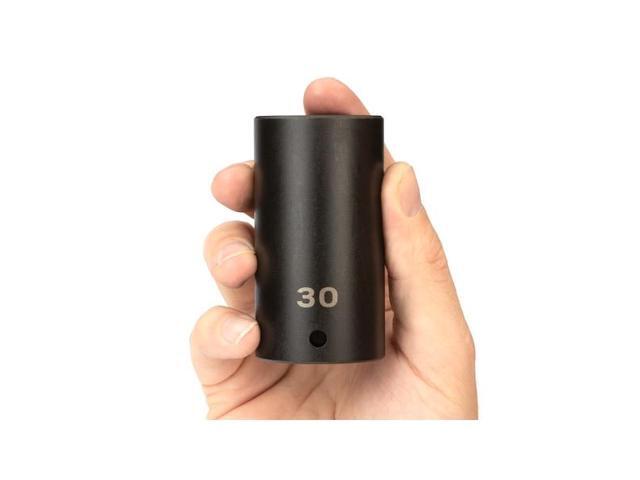 TEKTON SID23130 1/2 Inch Drive x 30 mm Deep 6-Point Impact Socket