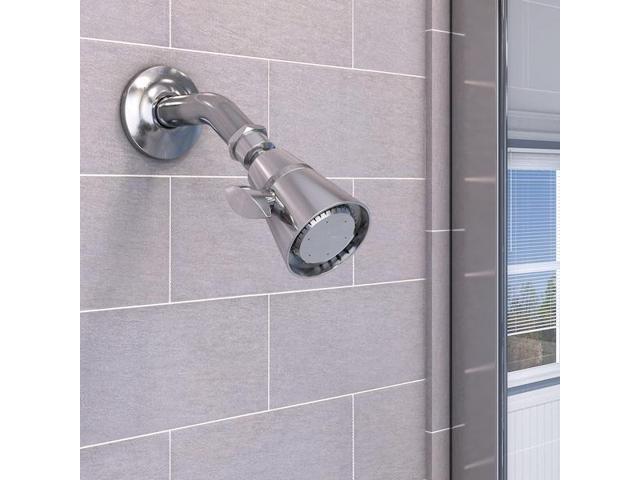 KEENEY MFG K706CP Showerhead with Adjustable Spray, Chrome, Flow Rate: 1.8 GPM