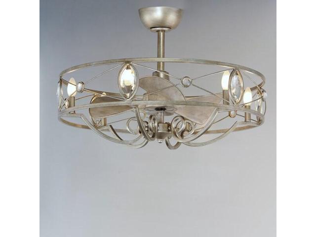 MAXIM LIGHTING 61013SM Solitaire 6-Light WiFi-enabled LED Fandelight