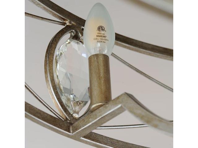 MAXIM LIGHTING 61013SM Solitaire 6-Light WiFi-enabled LED Fandelight