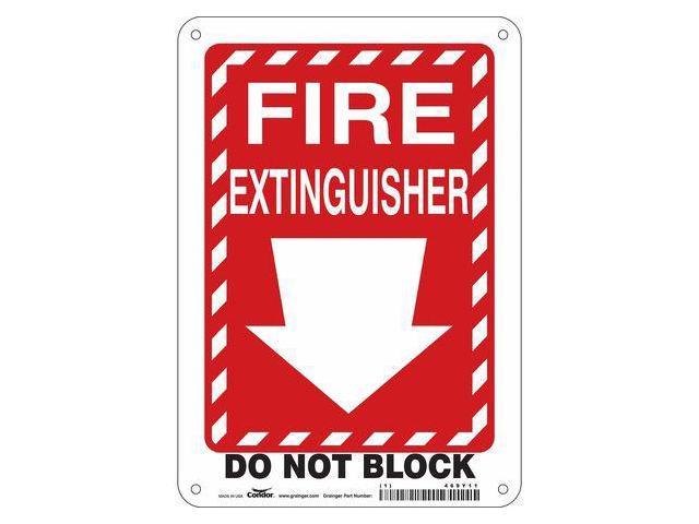 Photos - Chandelier / Lamp CONDOR 469Y11 Safety Sign, 7' W, 10' H, 0.032' Thickness 