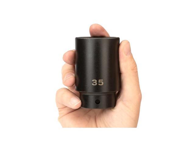 TEKTON SID23135 1/2 Inch Drive x 35 mm Deep 6-Point Impact Socket