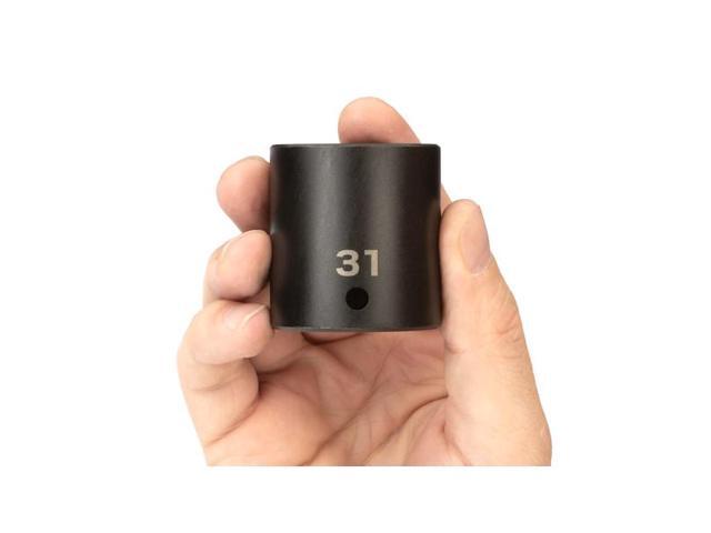 TEKTON SID22131 1/2 Inch Drive x 31 mm 6-Point Impact Socket
