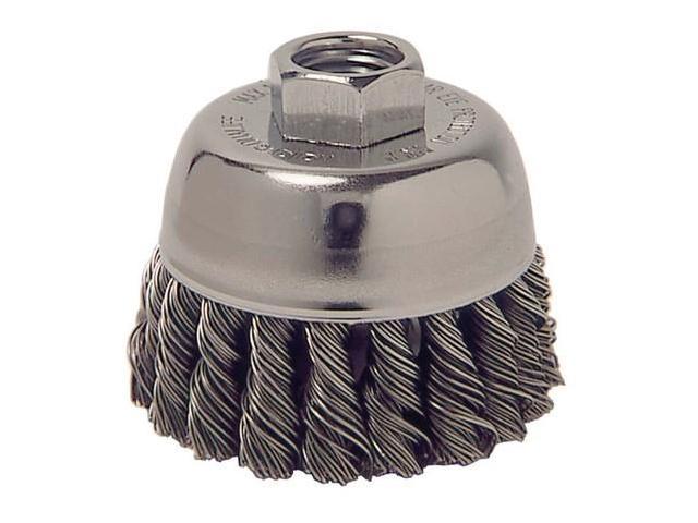Photos - Other Power Tools WEILER 13015 2-3/4' Single Row Knot Wire Cup Brush.014' Steel Fill M10x1.2 