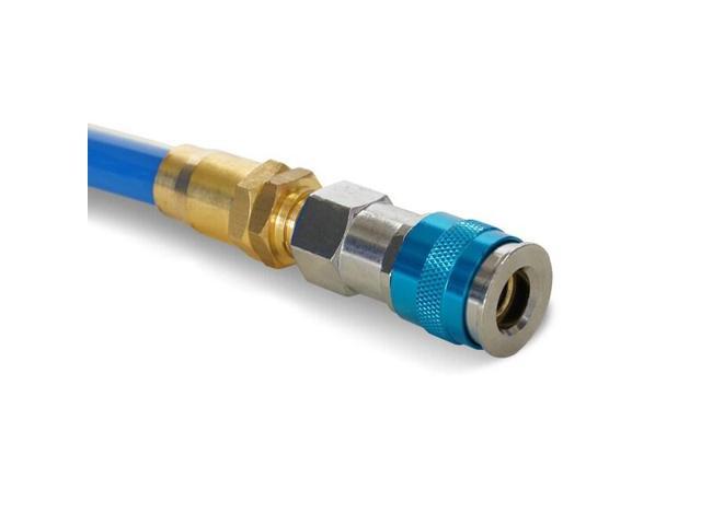 STEELMAN 50043-WMQ-IND 15-Foot Coiled 3/8' ID Air Hose with Reusable 1/4' NPT