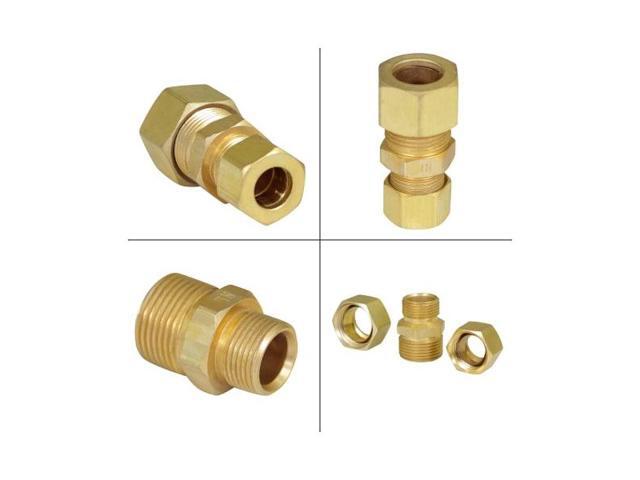 EVERFLOW C62R-5812-NL 5/8' x 1/2' O. D. COMP Reducing Union Pipe Fitting; Lead