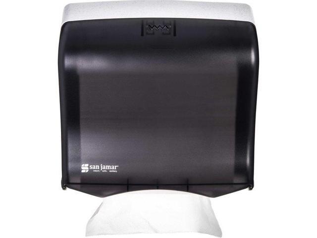 San Jamar Ultrafold Fusion C-Fold & Multifold Towel Dispenser 11 1/2x5 1/2x11 1/2 Black T1755TBK