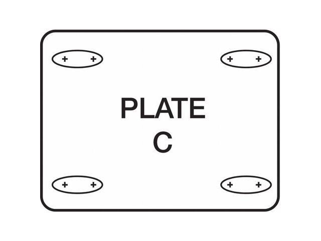 ZORO SELECT 4DE55 Swivel Plate Cstr, Polyurethane, 5in, 250lb