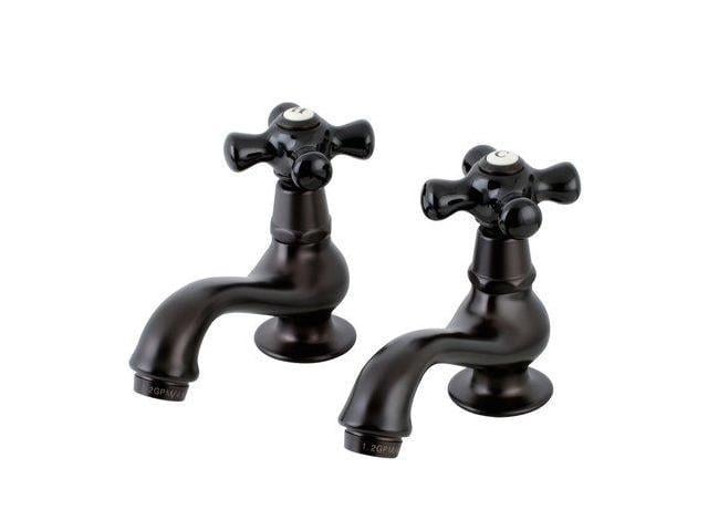 Photos - Tap Kingston Brass KS1105PKX KS1105PKX Basin  Faucet W/ Cross Handle, Oil R 