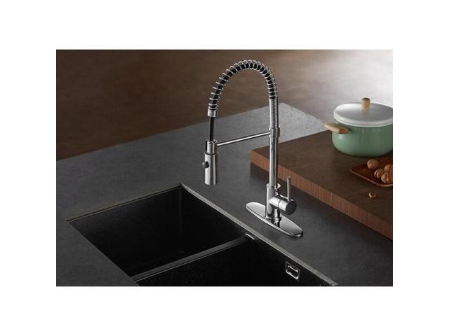 GOURMETIER LS8771DL LS8771DL Concord Sgl-Handle Pre-Rinse Kitchen Faucet,