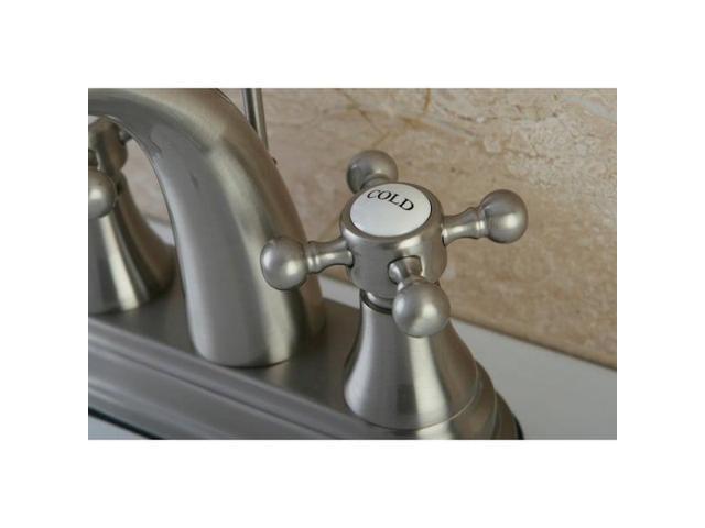 Kingston Brass KS7618BX Lavatory, Faucet, Satin Nickel