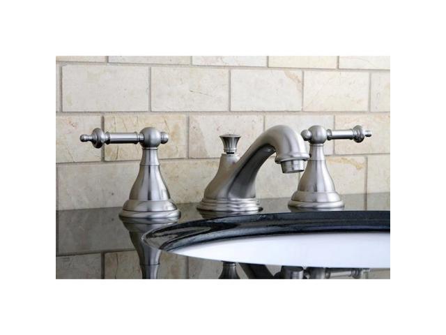Kingston Brass KS5568TL 8 in. Widespread Bathroom Faucet, Brushed Nickel