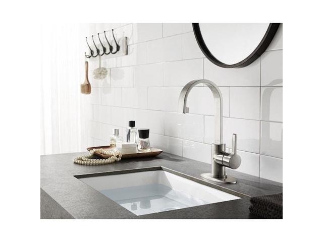 Fauceture LS8218CTL Continental Single-Handle Bathroom Faucet, Brushed Nickel