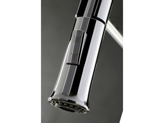 Gourmetier LS8671CTL Continental Single-Handle Pull-Down Kitchen Faucet, Polished Chrome