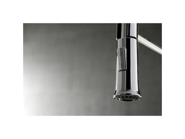Gourmetier LS8671CTL Continental Single-Handle Pull-Down Kitchen Faucet, Polished Chrome