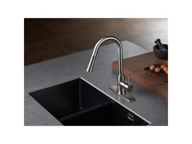 Gourmetier LS8405DL Concord Single-Handle Kitchen Faucet with Pull-Down Sprayer, Oil Rubbed Bronze