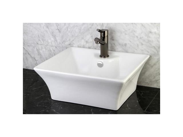 FAUCETURE EV4049 EV4049 Forte Vessel Sink, White