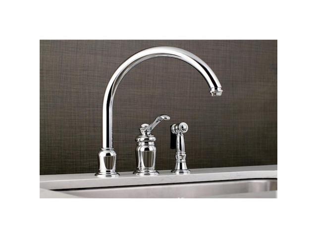 Kingston Brass KS7821TLBS Kitchen, Faucet, Polished Chrome