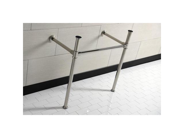 VPB13686 Stainless Steel Console Leg for Bath Console Vanity, Polished Nickel