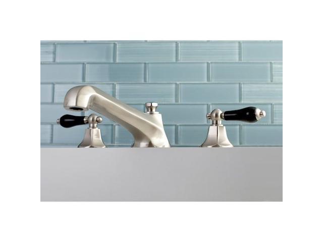 KINGSTON BRASS KS4308PKL Roman Tub Faucet, Brushed Nickel, Deck Mount