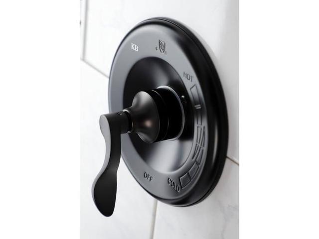 Kingston Brass KB8635DFL Tub and Shower Faucet, Oil Rubbed Bronze