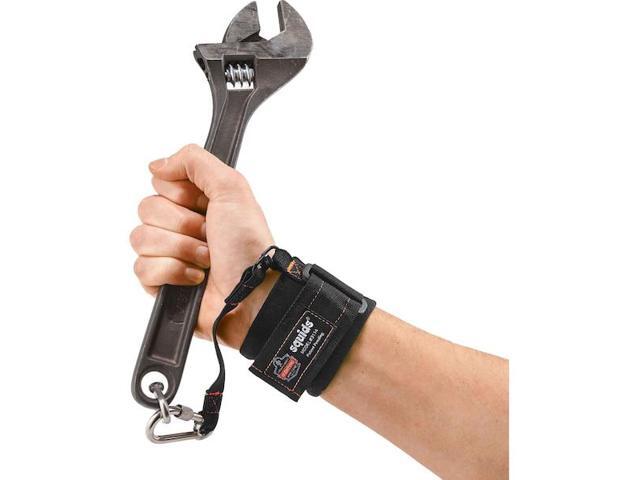 ERGODYNE 3114 Wrist Tool Lanyard, Carabiner, 8in. L, Black