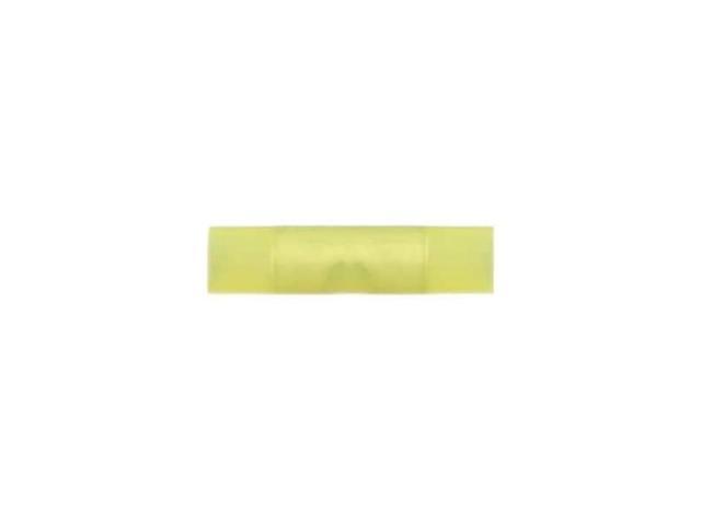 PANDUIT BSN10-L Butt Splice Wire Connector, 10 AWG Max, Yellow, Nylon