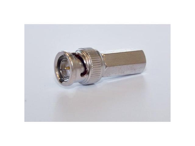 DOLPHIN COMPONENTS DC-UG88-5 Cable Coupler,BNC/Male,RG6 Coax,PK10