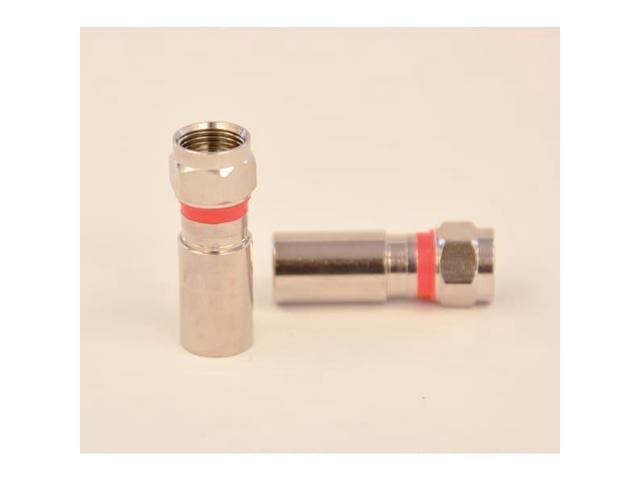 DOLPHIN COMPONENTS DC-CF6PLEN Coupler, Cable, F-Type/Male, RG6, PK10
