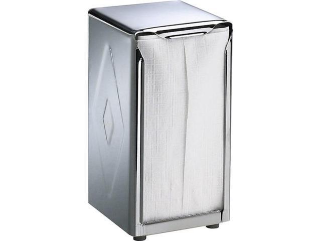 San Jamar H900X Tabletop Napkin Dispenser, Tall Fold - Chrome